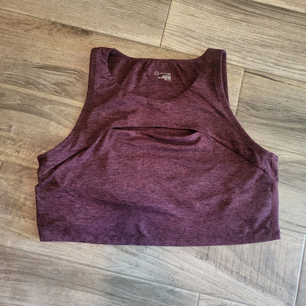 Xxl Aerie offline cutout sports bra